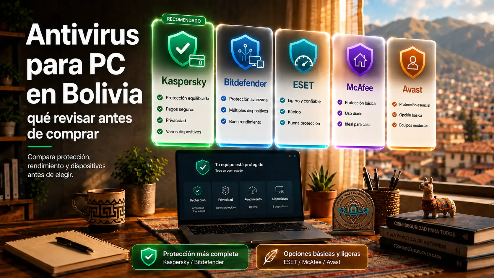Antivirus para PC en Bolivia: qué revisar antes de comprar