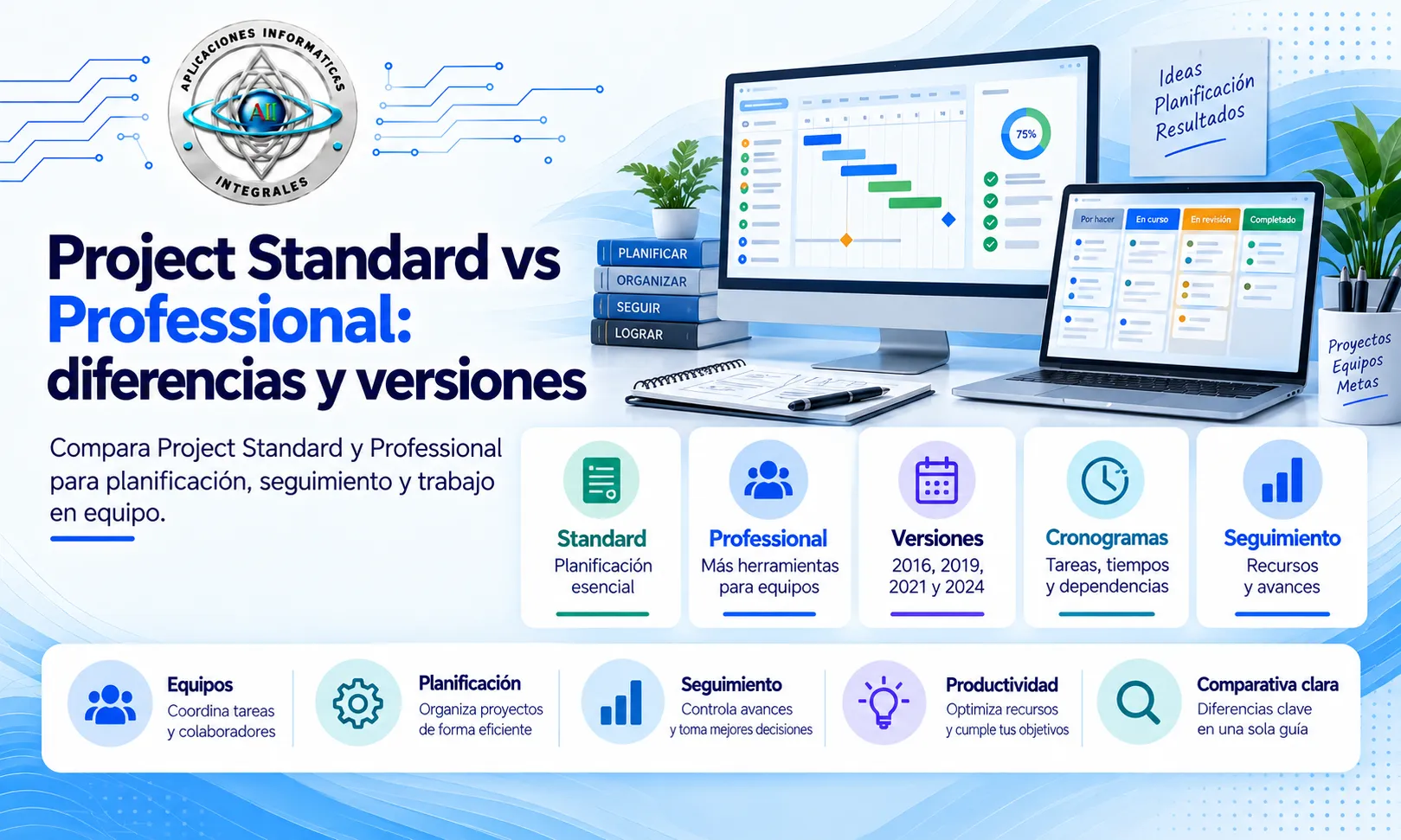 Project Standard vs Professional: diferencias y versiones