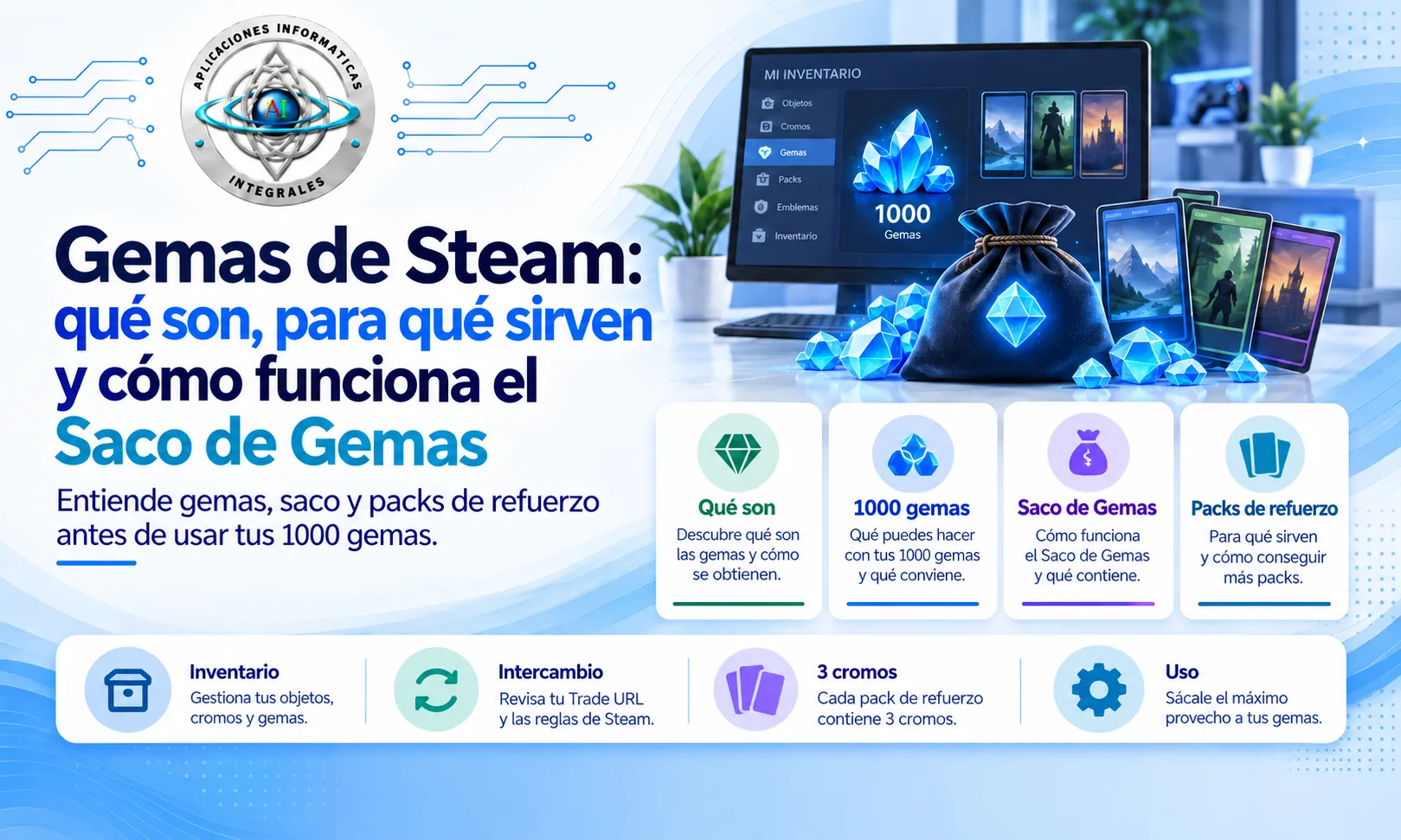 Gemas de Steam: qué son, para qué sirven y cómo funciona el Saco de Gemas