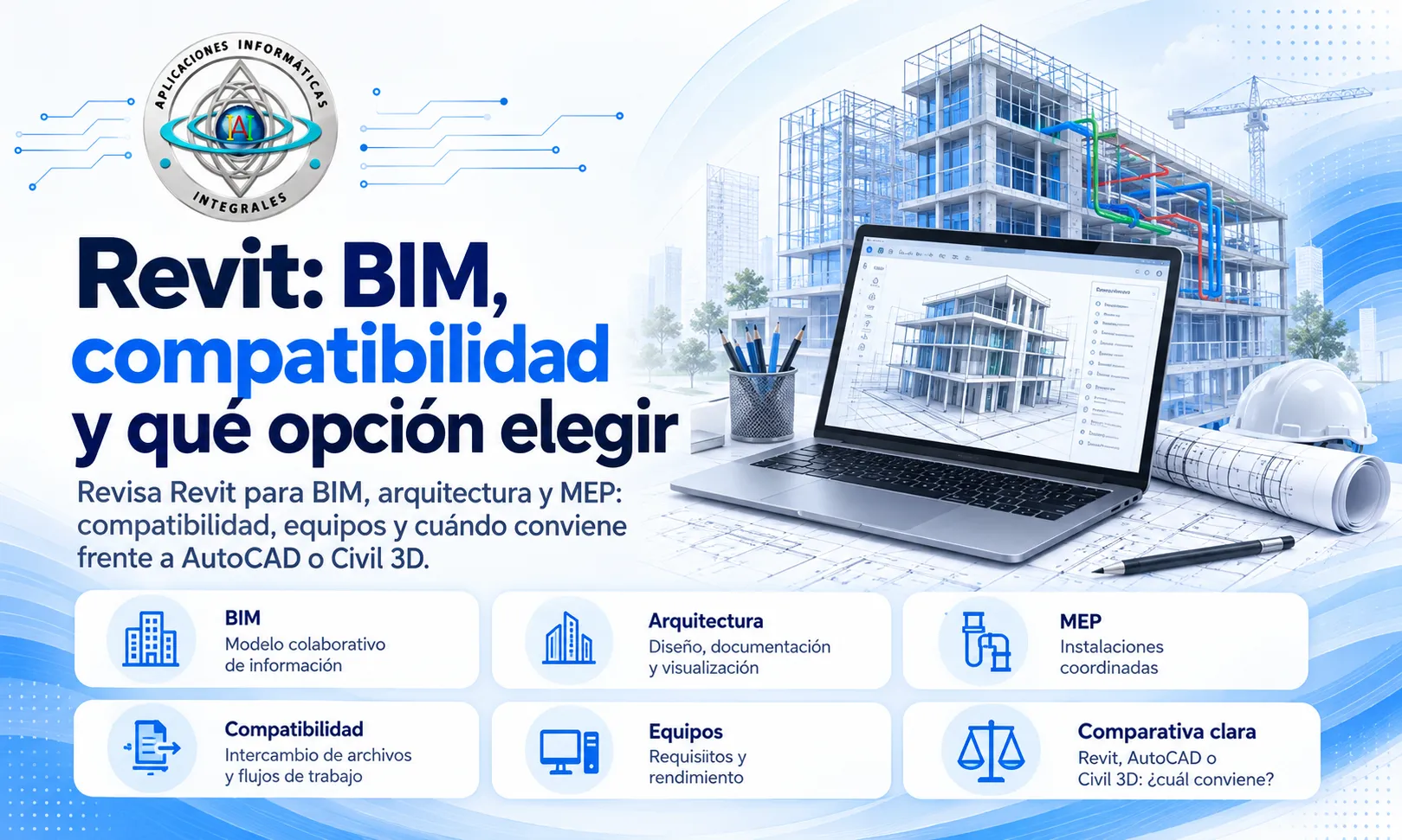 Revit: BIM, compatibilidad y qué opción elegir