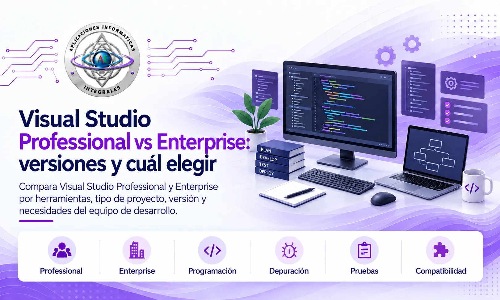 Visual Studio Professional vs Enterprise: versiones y cuál elegir